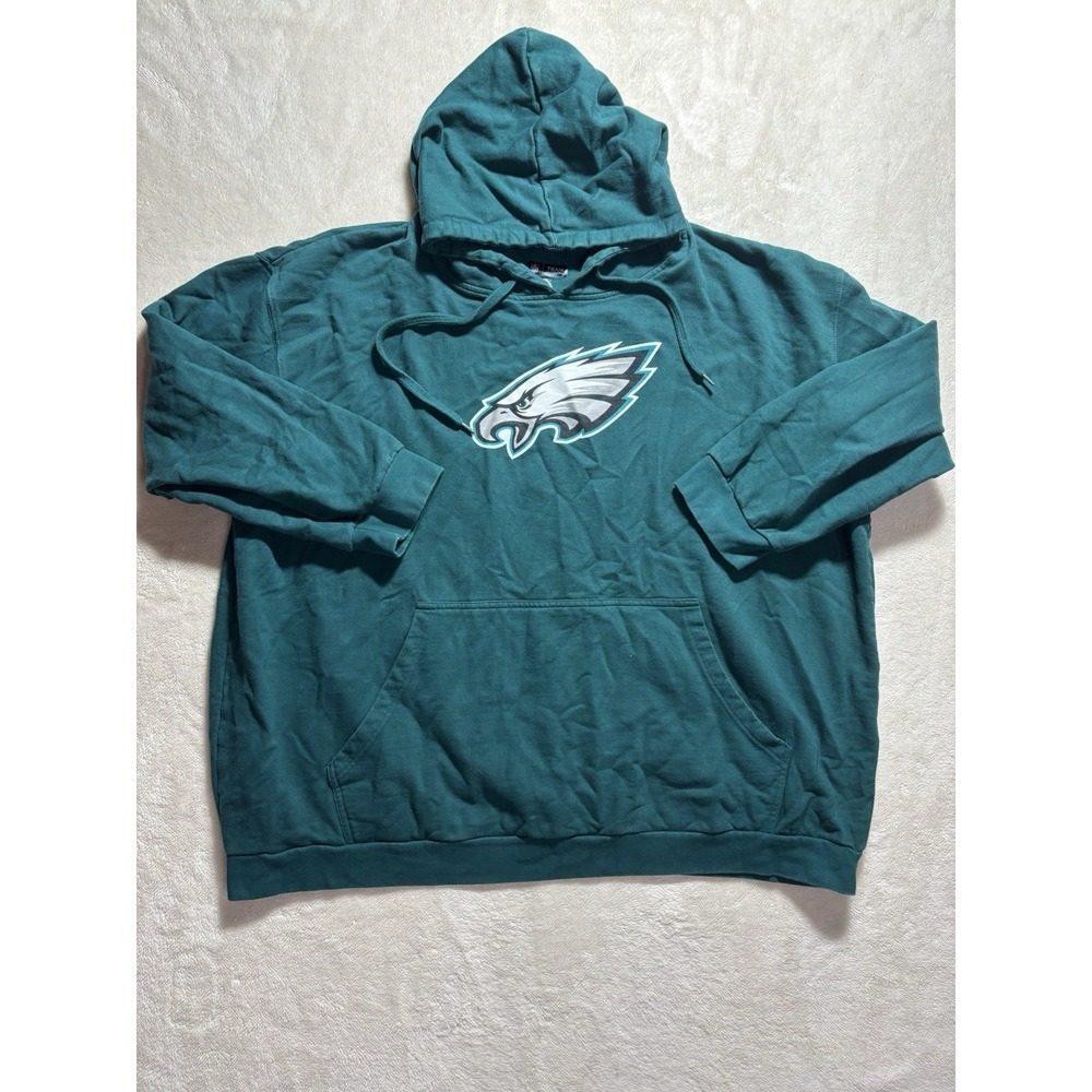 Philadelphia Eagles Hoodie Sweatshirt Long Sleeve Pullover Size 5XL NFL Official